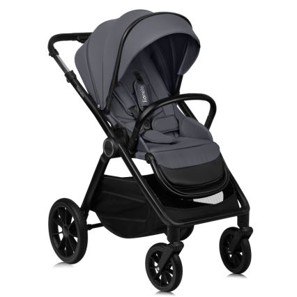 Lionelo - Poussette combinée 3-en-1 LAYLA Gris pierre