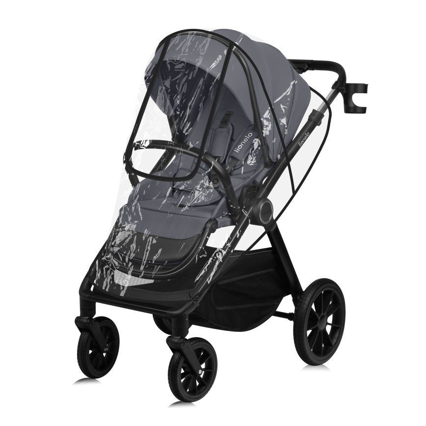 Lionelo - Poussette combinée 3-en-1 LAYLA Gris pierre