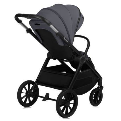 Lionelo - Poussette combinée 3-en-1 LAYLA Gris pierre