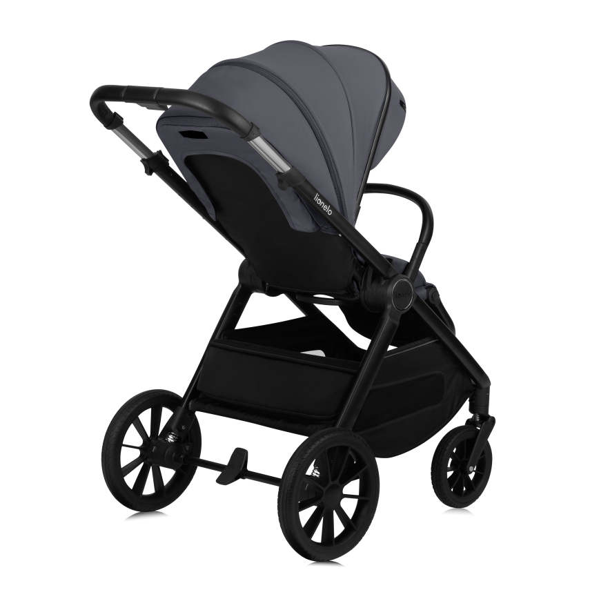 Lionelo - Poussette combinée 3-en-1 LAYLA Gris pierre