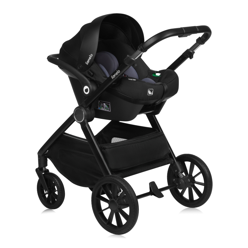 Lionelo - Poussette combinée 3-en-1 LAYLA Gris pierre