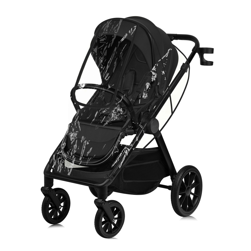 Lionelo - Poussette combinée 3-en-1 LAYLA Noir Onyx