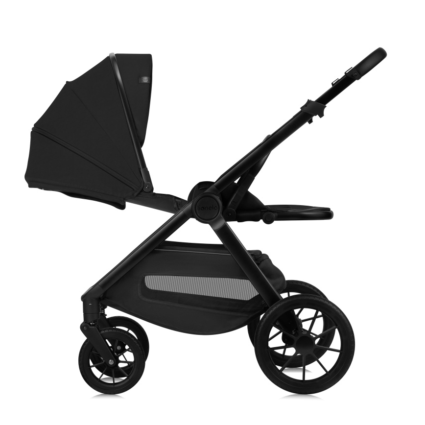 Lionelo - Poussette combinée 3-en-1 LAYLA Noir Onyx
