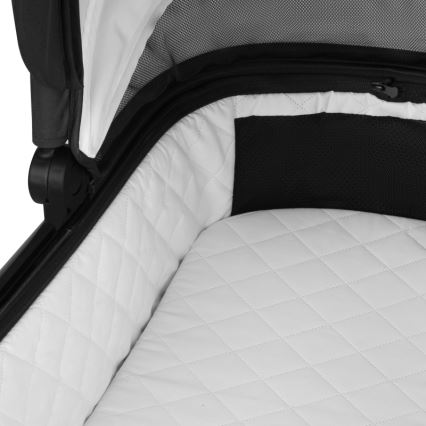 Lionelo - Poussette combinée 3-en-1 LAYLA Noir Onyx