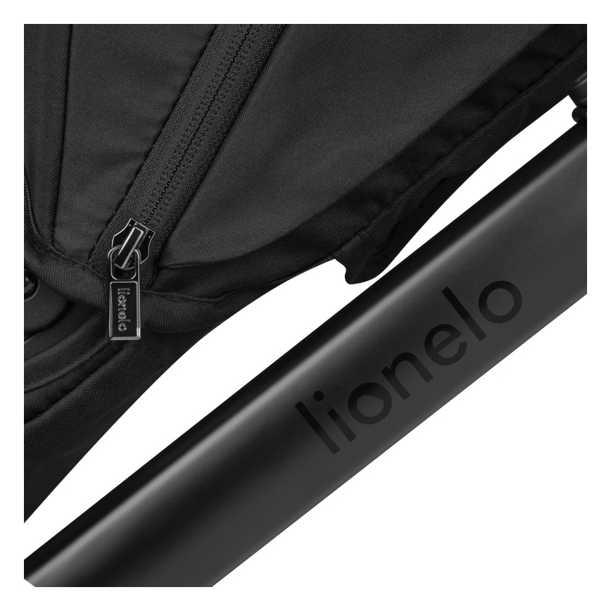 Lionelo - Poussette combinée 3-en-1 LAYLA Noir Onyx