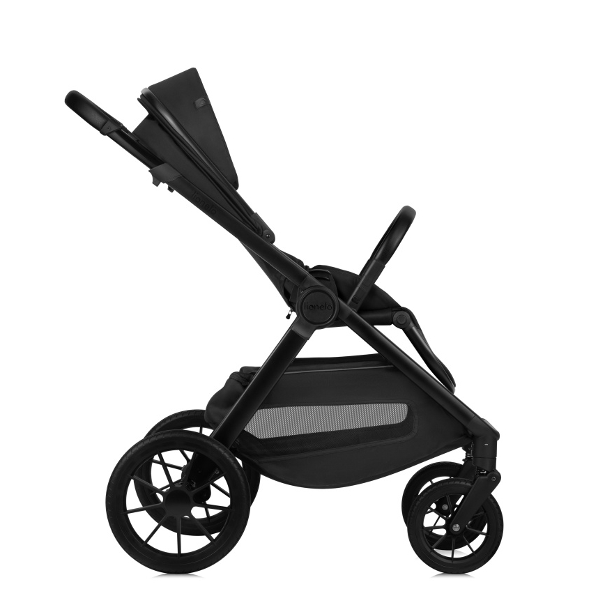 Lionelo - Poussette combinée 3-en-1 LAYLA Noir Onyx