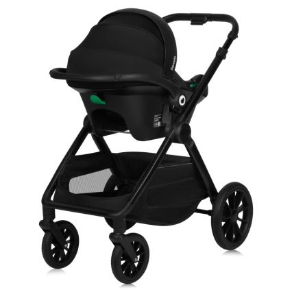 Lionelo - Poussette combinée 3-en-1 LAYLA Noir Onyx