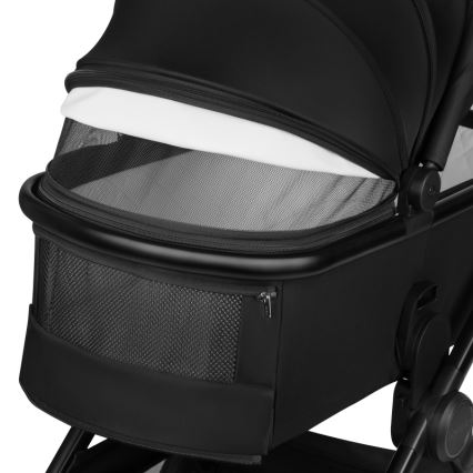 Lionelo - Poussette combinée 3-en-1 LAYLA Noir Onyx