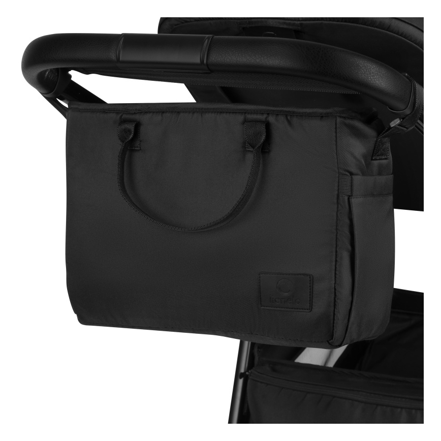 Lionelo - Poussette combinée 3-en-1 LAYLA Noir Onyx