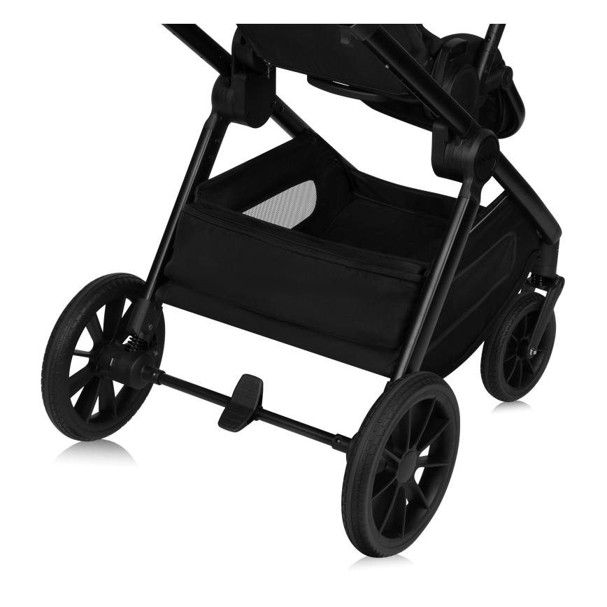 Lionelo - Poussette combinée 3-en-1 LAYLA Noir Onyx