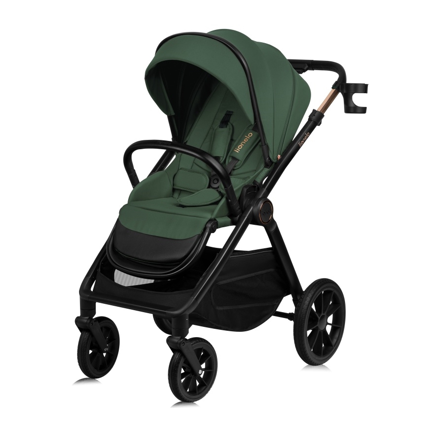 Lionelo - Poussette combinée 3-en-1 LAYLA Vert forêt