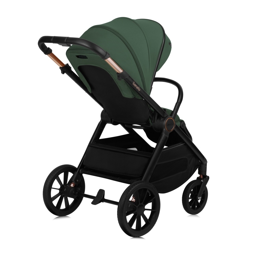 Lionelo - Poussette combinée 3-en-1 LAYLA Vert forêt