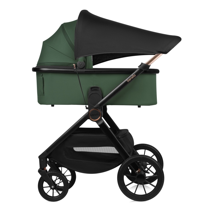 Lionelo - Poussette combinée 3-en-1 LAYLA Vert forêt