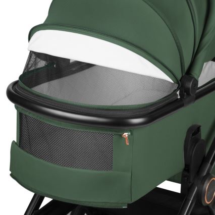 Lionelo - Poussette combinée 3-en-1 LAYLA Vert forêt