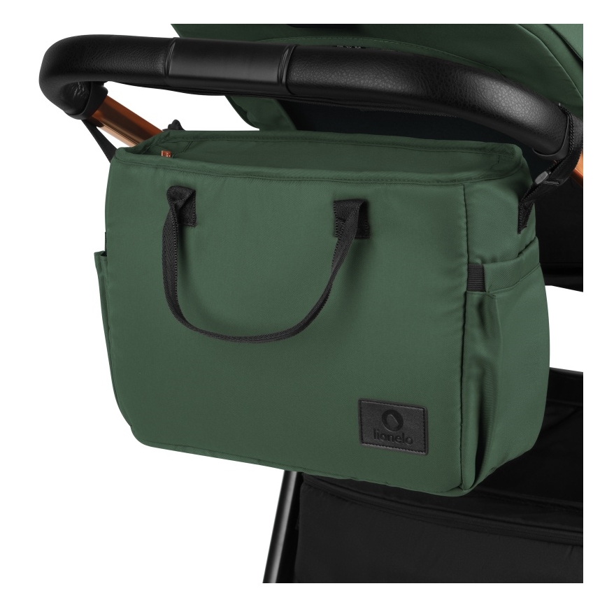 Lionelo - Poussette combinée 3-en-1 LAYLA Vert forêt