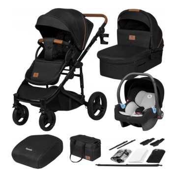 Lionelo - poussette combinée 3 en 1 MARI TOUR Noir Onyx