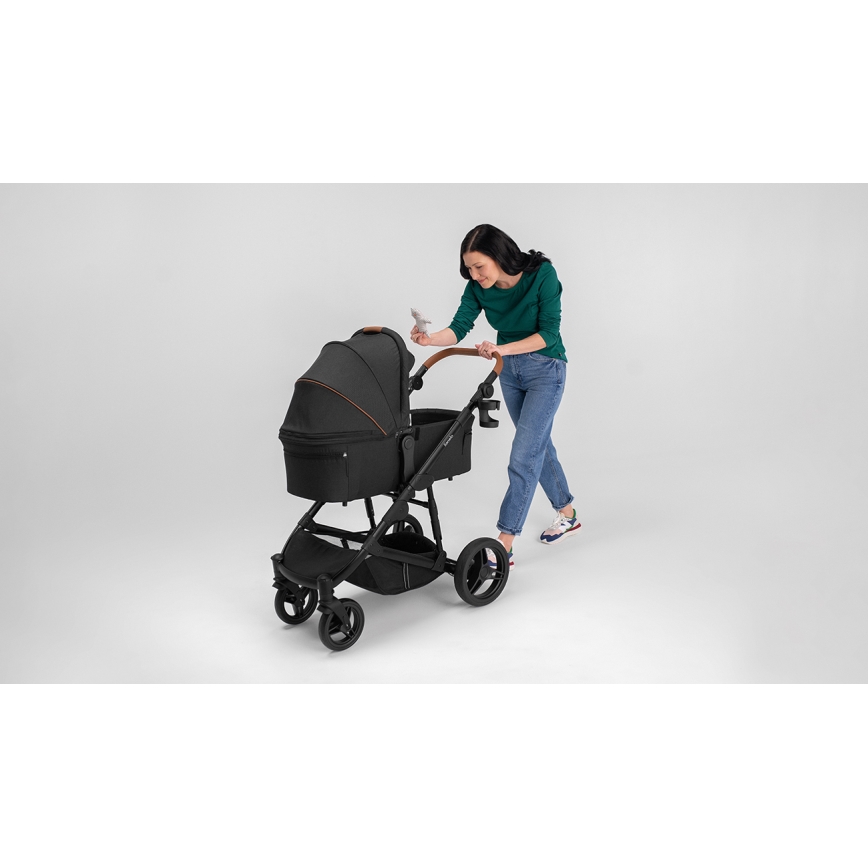 Lionelo - poussette combinée 3 en 1 MARI TOUR Noir Onyx