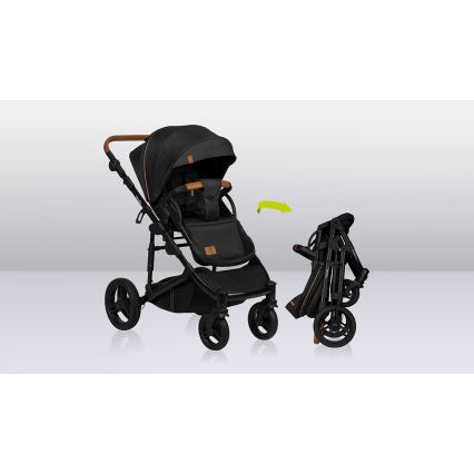 Lionelo - poussette combinée 3 en 1 MARI TOUR Noir Onyx