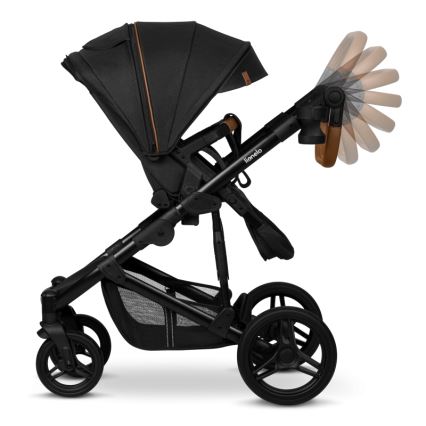 Lionelo - poussette combinée 3 en 1 MARI TOUR Noir Onyx