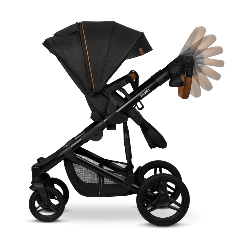 Lionelo - poussette combinée 3 en 1 MARI TOUR Noir Onyx