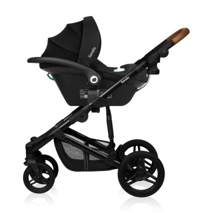Lionelo - poussette combinée 3 en 1 MARI TOUR Noir Onyx