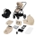 Lionelo - Poussette combinée 3-en-1 MERIL Beige Sable