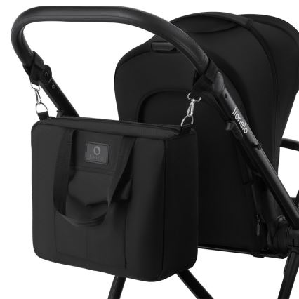 Lionelo - Poussette combinée 3-en-1 MERIL Black Onyx