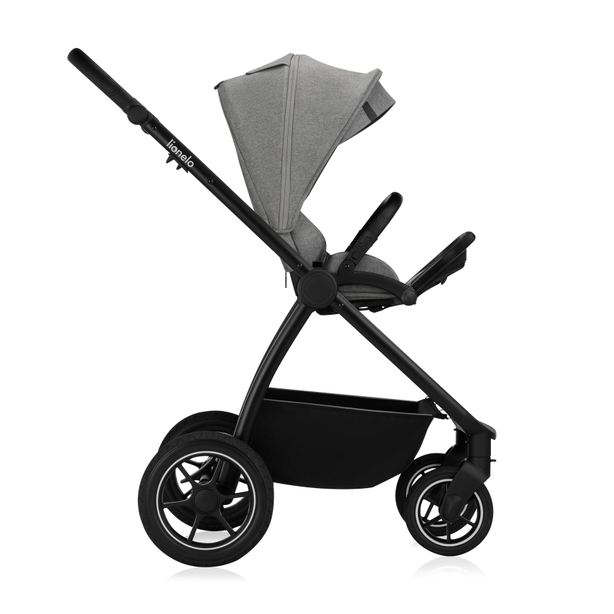 Lionelo - poussette combinée 3-en-1 MERIL Gris pierre