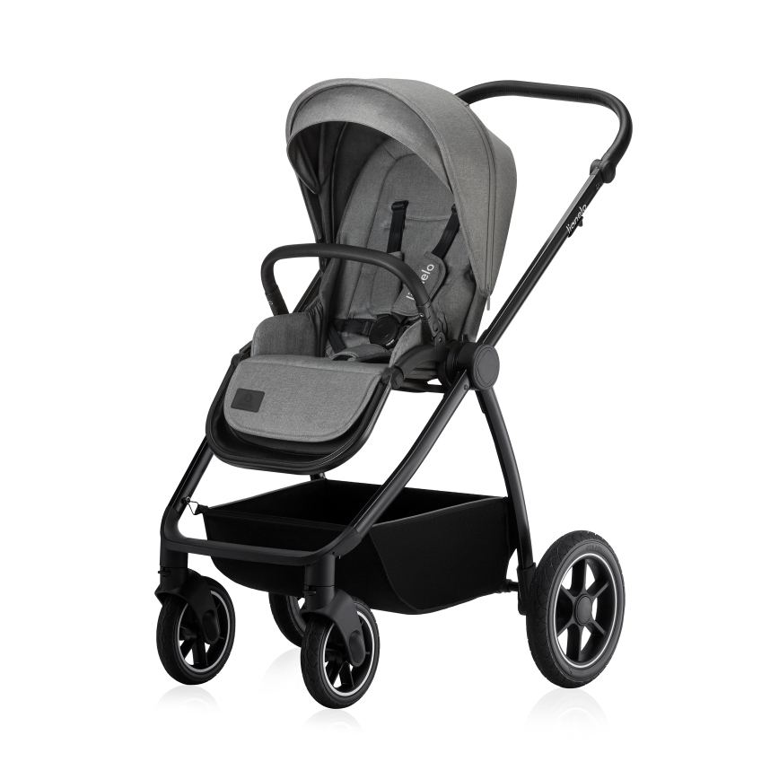 Lionelo - Poussette combinée 3-en-1 MERIL Gris Stone