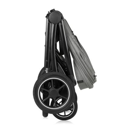 Lionelo - Poussette combinée 3-en-1 MERIL Gris Stone