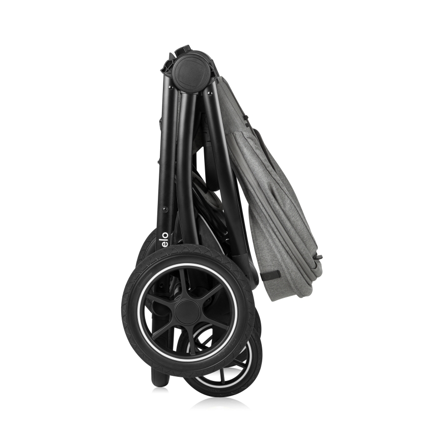 Lionelo - Poussette combinée 3-en-1 MERIL Gris Stone