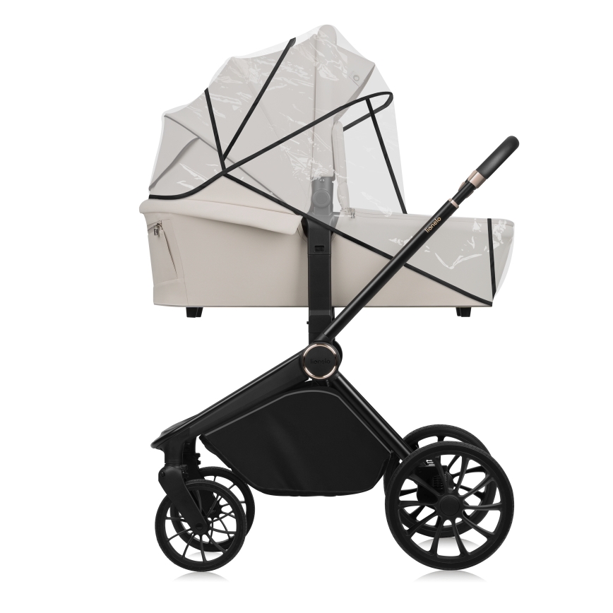 Lionelo - Poussette combinée 3 en 1 MIKA PLUS Beige Sable