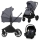 Lionelo - Poussette combinée 3 en 1 MIKA PLUS Grey Stone