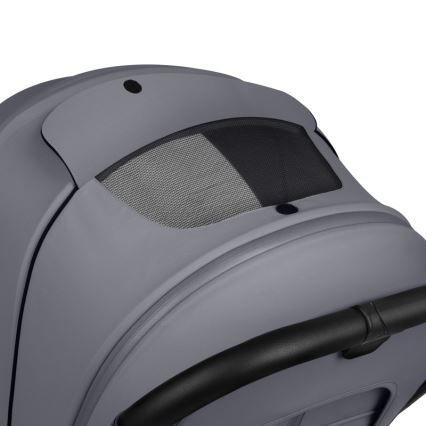 Lionelo - Poussette combinée 3 en 1 MIKA PLUS Grey Stone