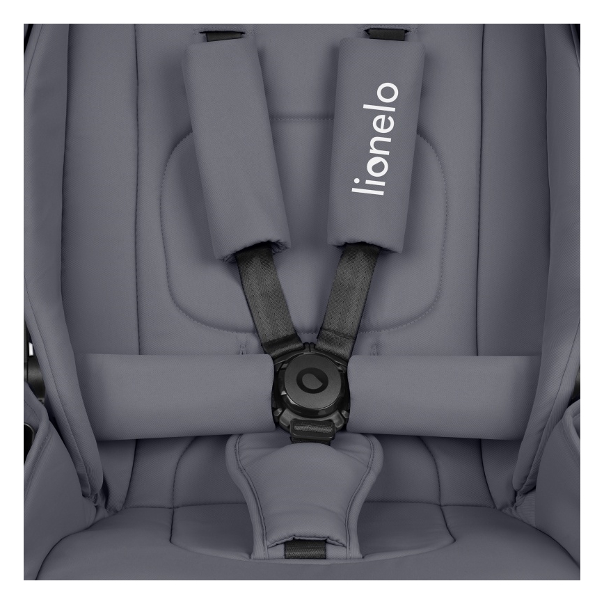 Lionelo - Poussette combinée 3 en 1 MIKA PLUS Grey Stone