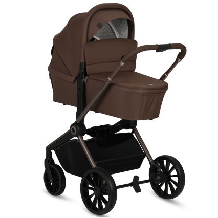 Lionelo - Poussette combinée 3 en 1 MIKA PLUS Mocha Mousse