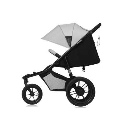 Lionelo - Poussette sportive AZURA noir/gris