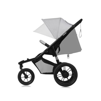 Lionelo - Poussette sportive AZURA noir/gris