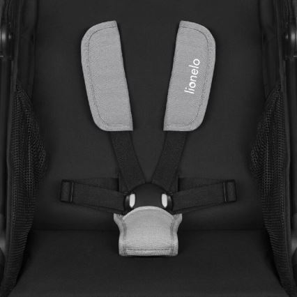 Lionelo - Poussette sportive AZURA noir/gris