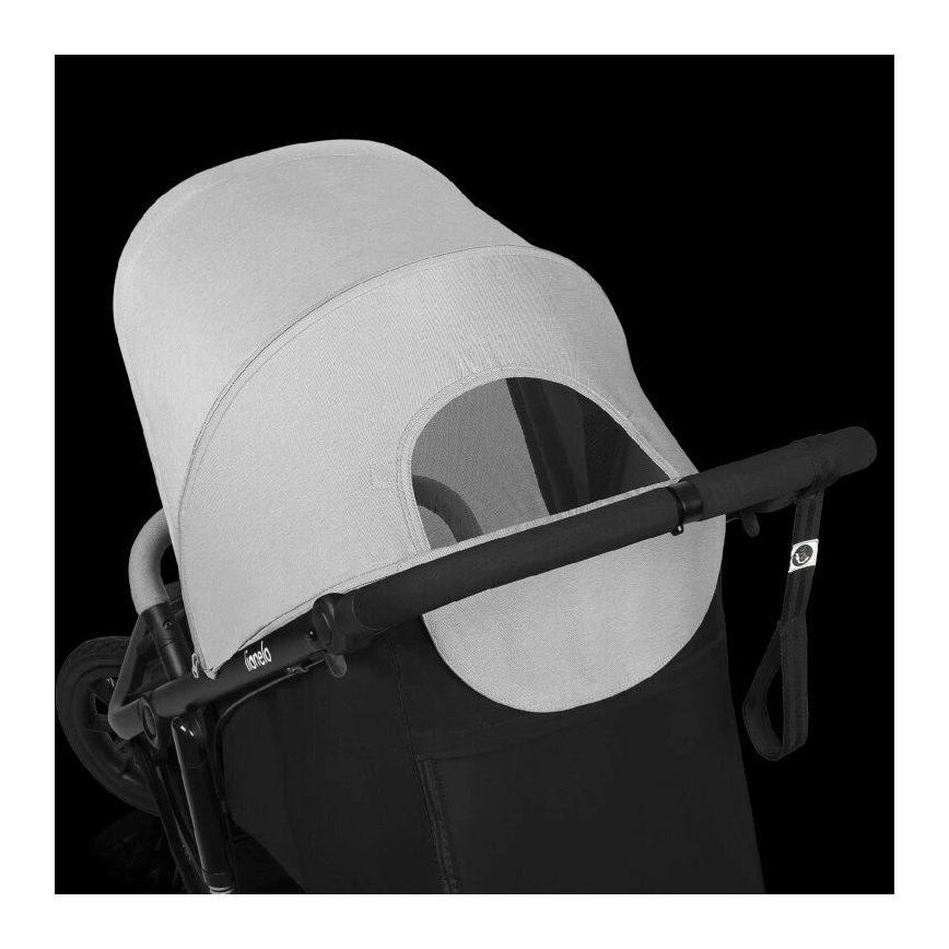 Lionelo - Poussette sportive AZURA noir/gris