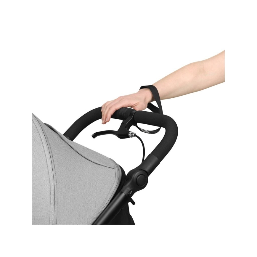 Lionelo - Poussette sportive AZURA noir/gris