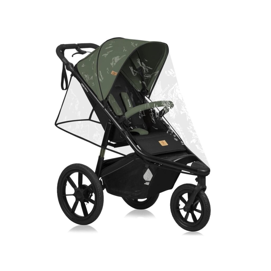 Lionelo - Poussette sportive AZURA noire/verte