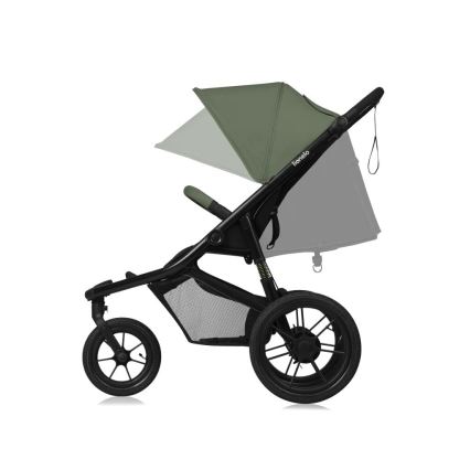 Lionelo - Poussette sportive AZURA noire/verte