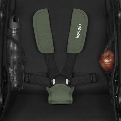 Lionelo - Poussette sportive AZURA noire/verte