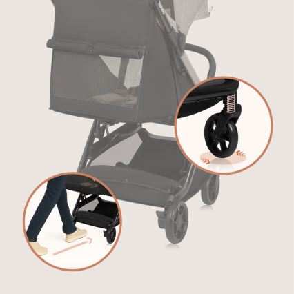 Lionelo - Poussette sportive JULIE AIR Beige Sable