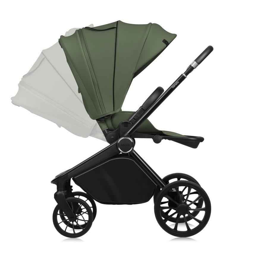 Lionelo - Poussette sportive MIKA PLUS Vert olive