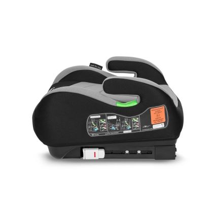 Lionelo - Réhausseur auto LUUK FIX i-Size pour enfants de 125–150 cm, noir/gris