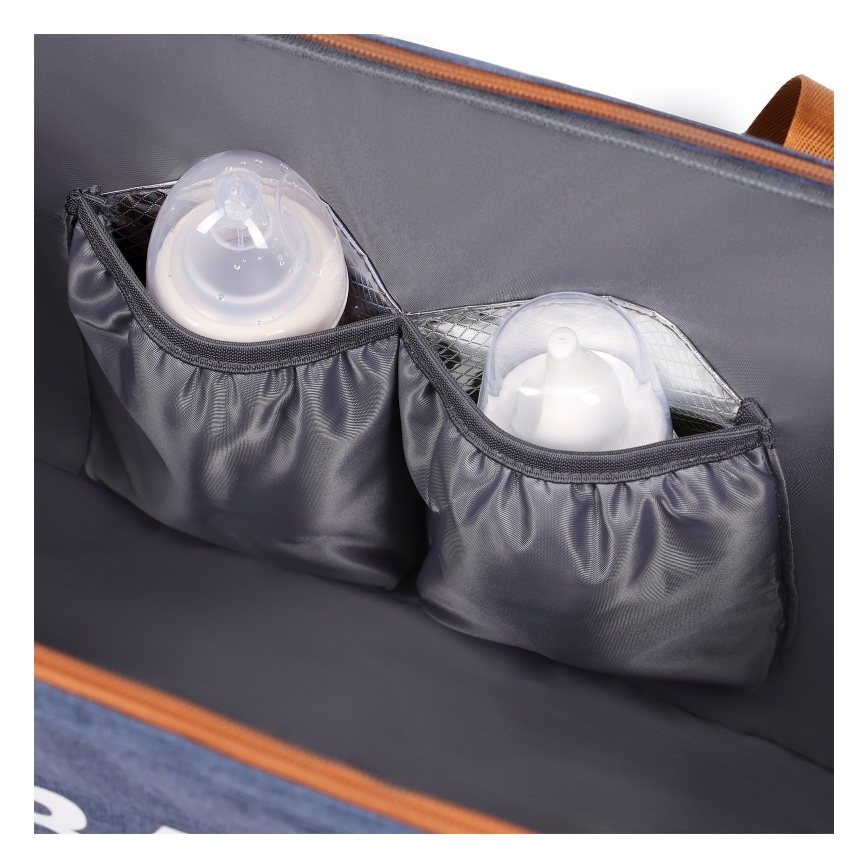 Lionelo - Sac à langer pour poussette IDA Blue Denim