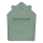 Lionelo - Serviette de bain pour enfant avec capuche MUSLIN HOODED TOWEL Forêt Verte