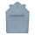 Lionelo - Serviette de bain pour enfant avec capuche MUSLIN HOODED TOWEL Grey Sky
